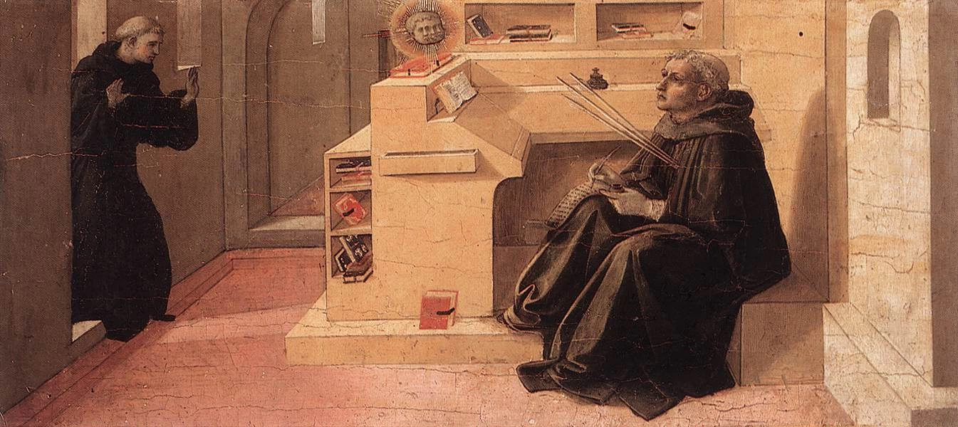 Visione di sant'Agostino - Galleria degli Uffizi, Firenze